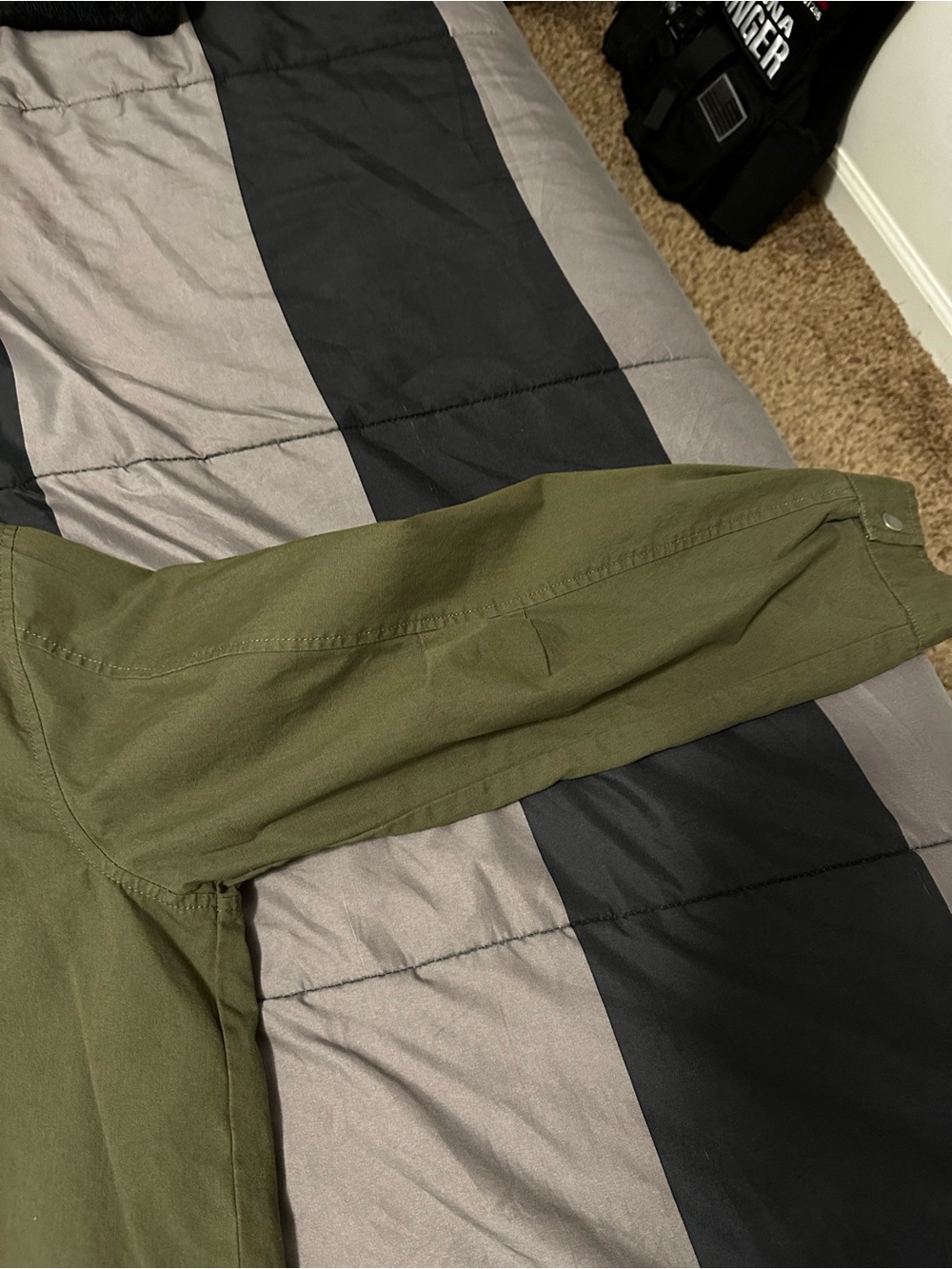 Men's Olive Green Casual Pants